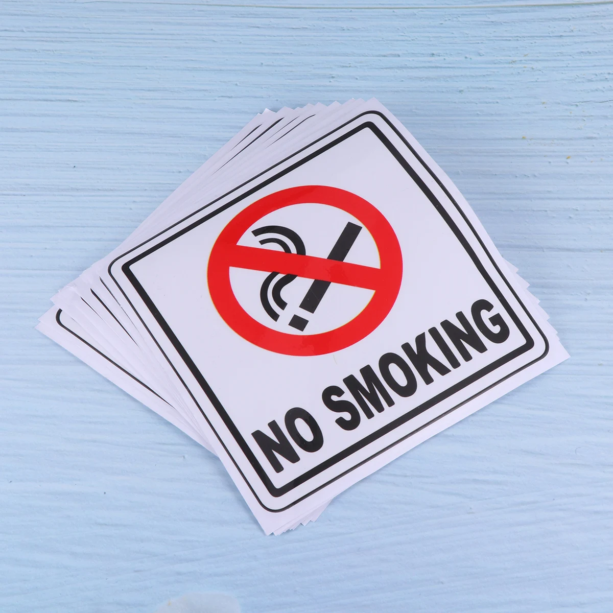 10pcs 14x14cm Creative No Warning Car Sticker Colorful Auto Decal Waterproof Car Bumper Stickers