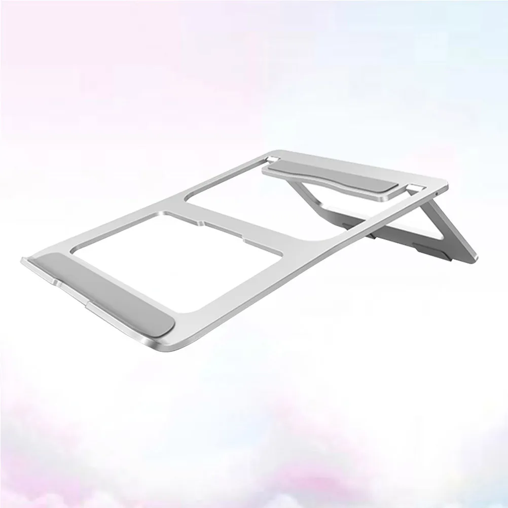 Lightweight Aluminum Laptop Stand Premium Ventilated Design Non Slip Pads for Stable Use At Home Office Coffee Shop Travel