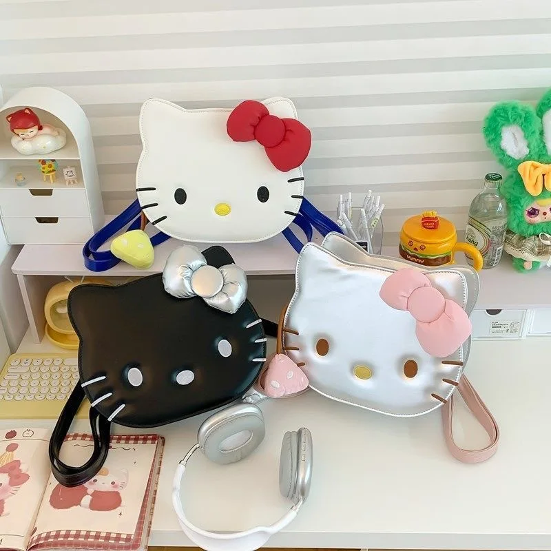 

Cute cartoon character HelloKitty schoolbag kawaii sweet backpack student large capacity backpack commuting bag holiday gift