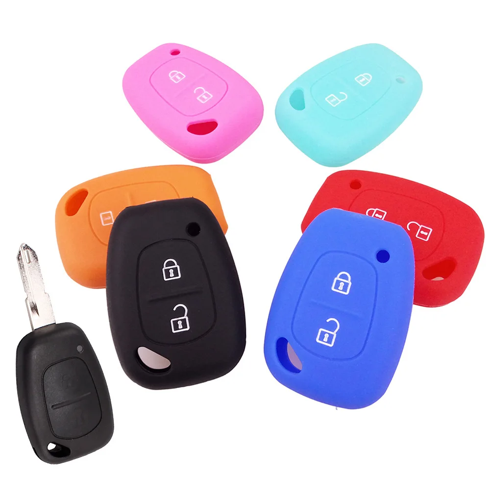 2 BUTTON SILICONE KEY COVER FIT FOR OPEL VAUXHALL VIVARO MOVANO RENAULT MASTER TRAFIC KANGOO NISSAN PRIMASTAR REMOTE CASE FOB