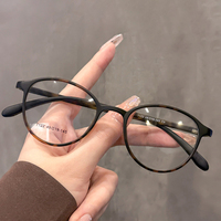 MOMOJA Brand Design Retro Round Optical Prescription Ultra Light Comfortable Glasses Frames For Men And Women 7122