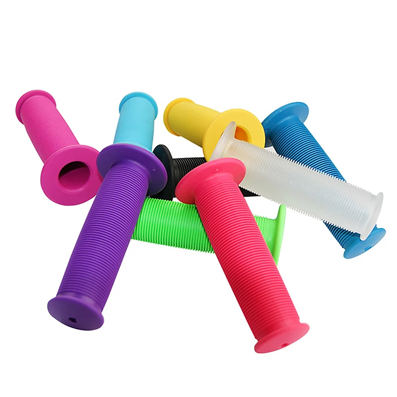 

2x MTB Bike Handle Grips Sleeve Rubber Bike Grips Anti-slip Waterproof Tricycle Scooter Handlebar For Kids Cycling Handle Bars