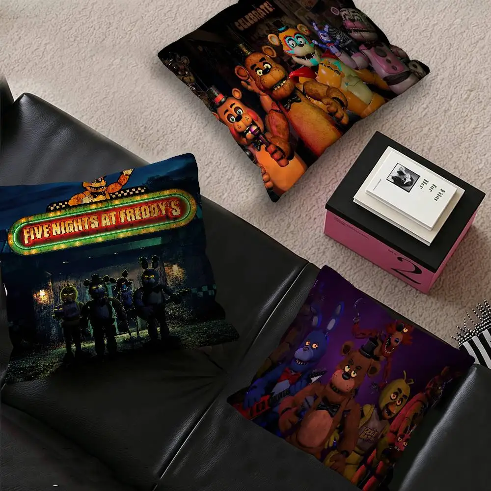 F-FNAF Five-nights-At-Freddys Pillow Gift Home Office Decoration Bedroom Sofa Car Cushion Cover case 45x45