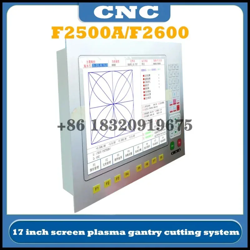 Sterownik CNC do przecinarki plazmowej i palnikowej typu Gantry Fangling F2500A F2600, 2-osiowy system sterowania.