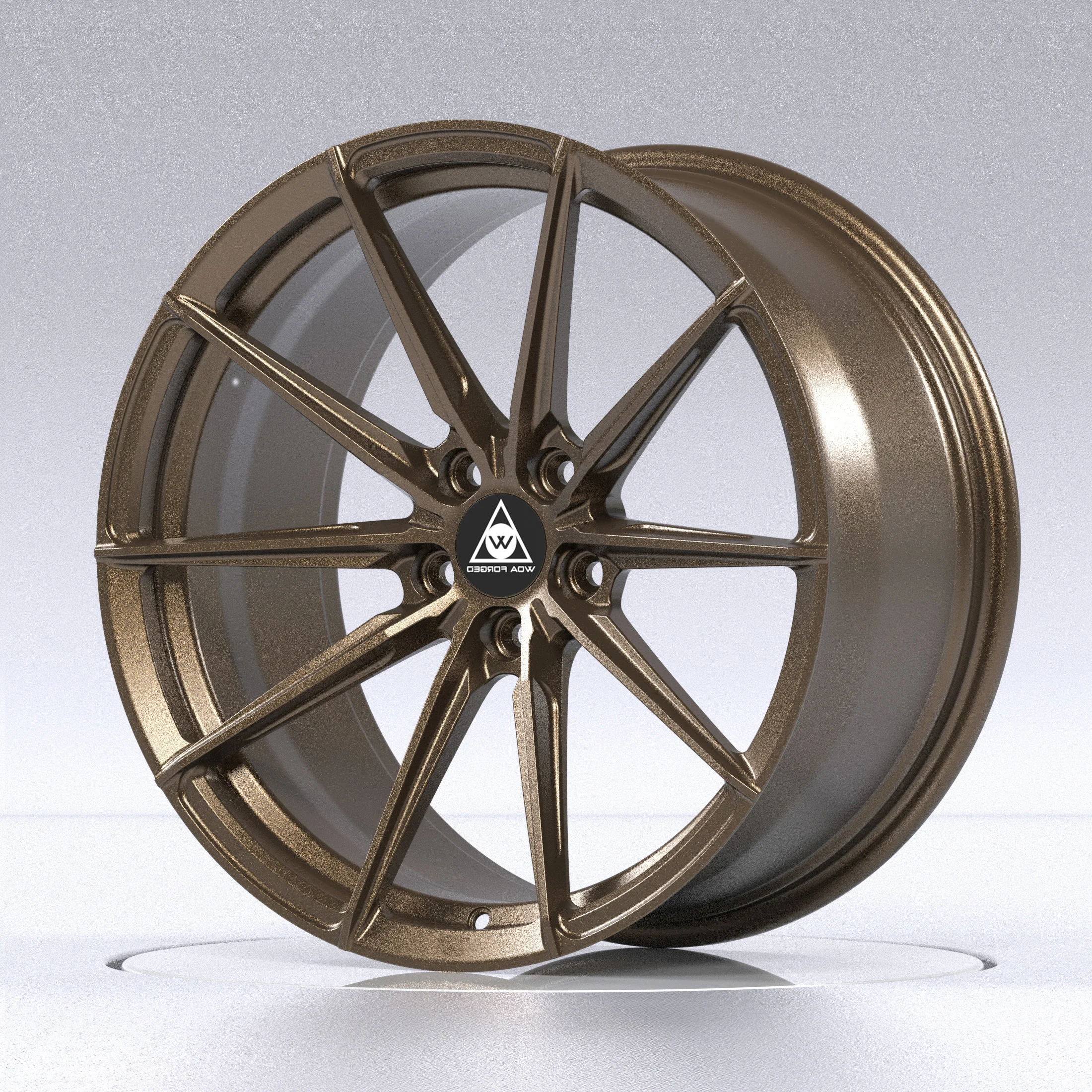 

CF.3-FF R Bronze Forged Wheel Alloy High Quality Classic Design Car Rims for BMW Mercedes Maybach Passenger Cars