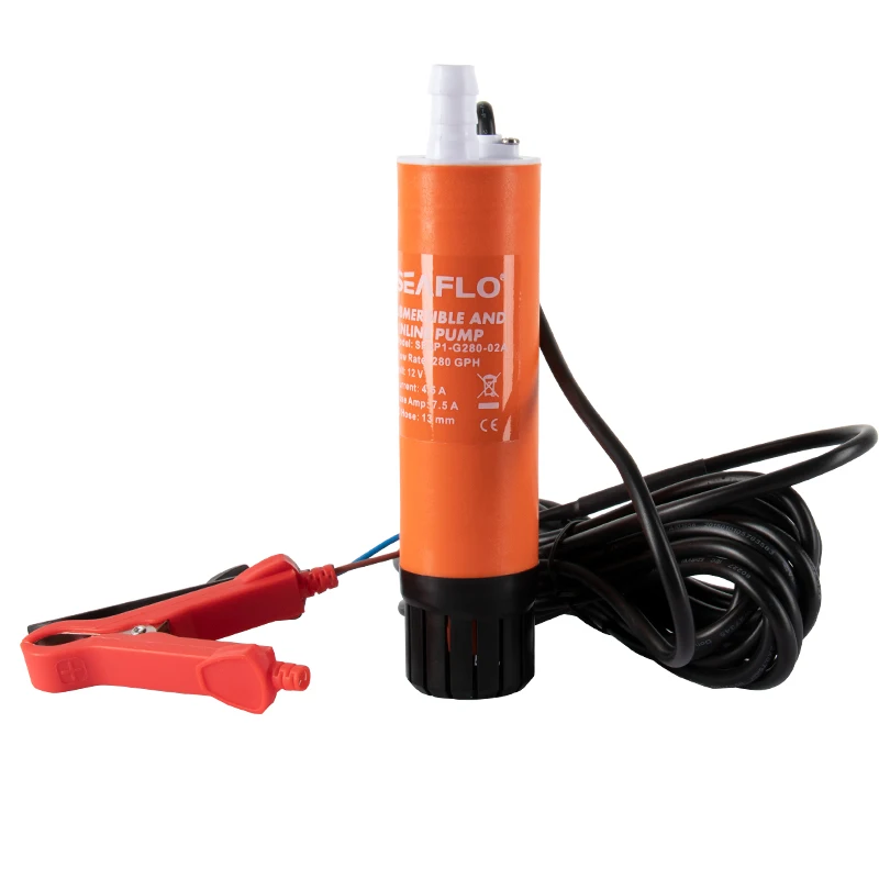 SEAFLO Wholesale Small Pumping die sel 280GPH 12V Submersible Pump and Inline Pumps Water Pump
