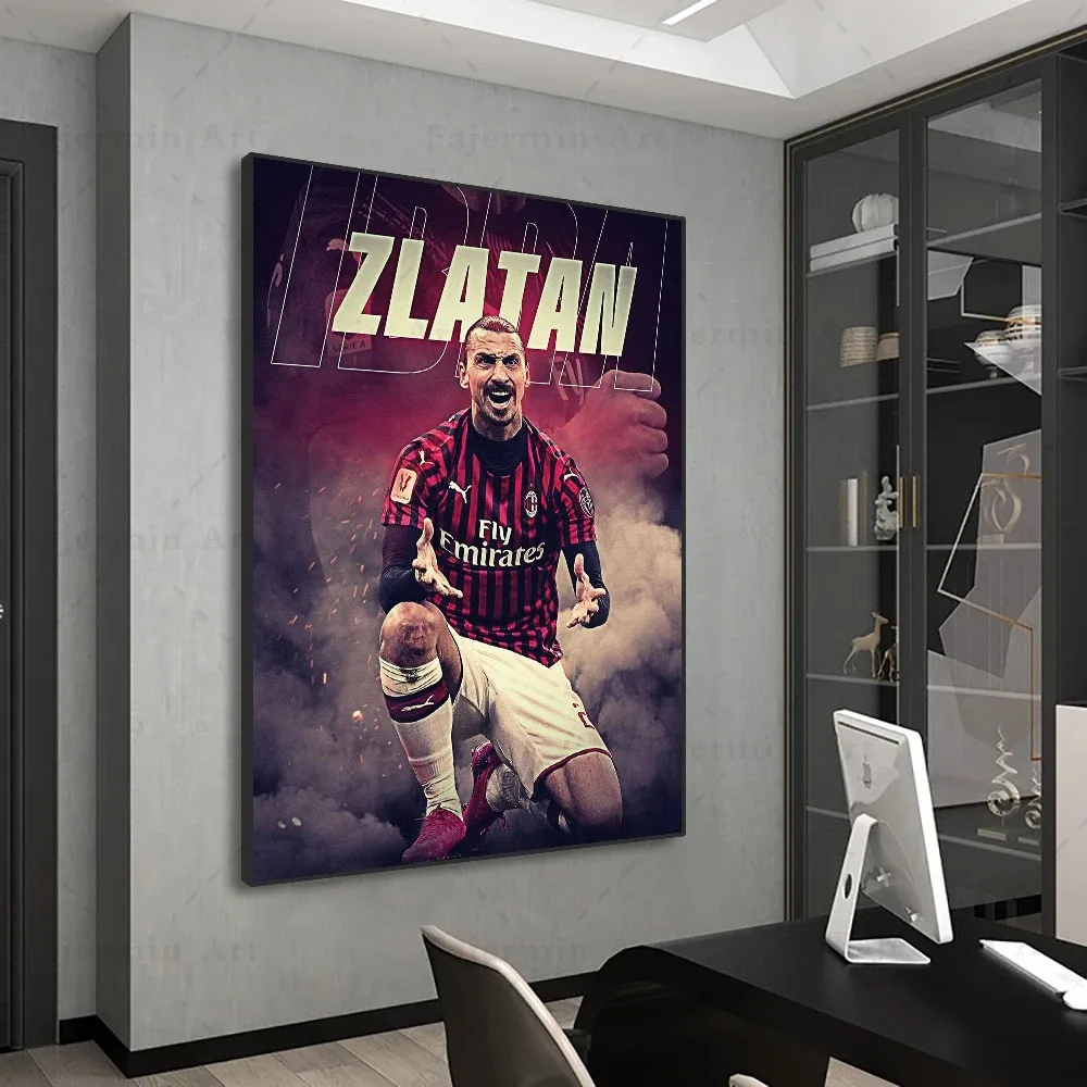 Modric Zlatan Football Star Art Poster Popular Figure Painting Wall Art Canvas Painting for Living Room Home Decoration