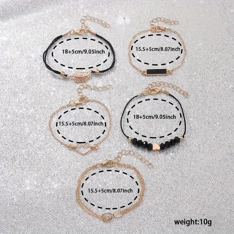 Черные круглые кварцевые часы из искусственной кожи, 6 шт.