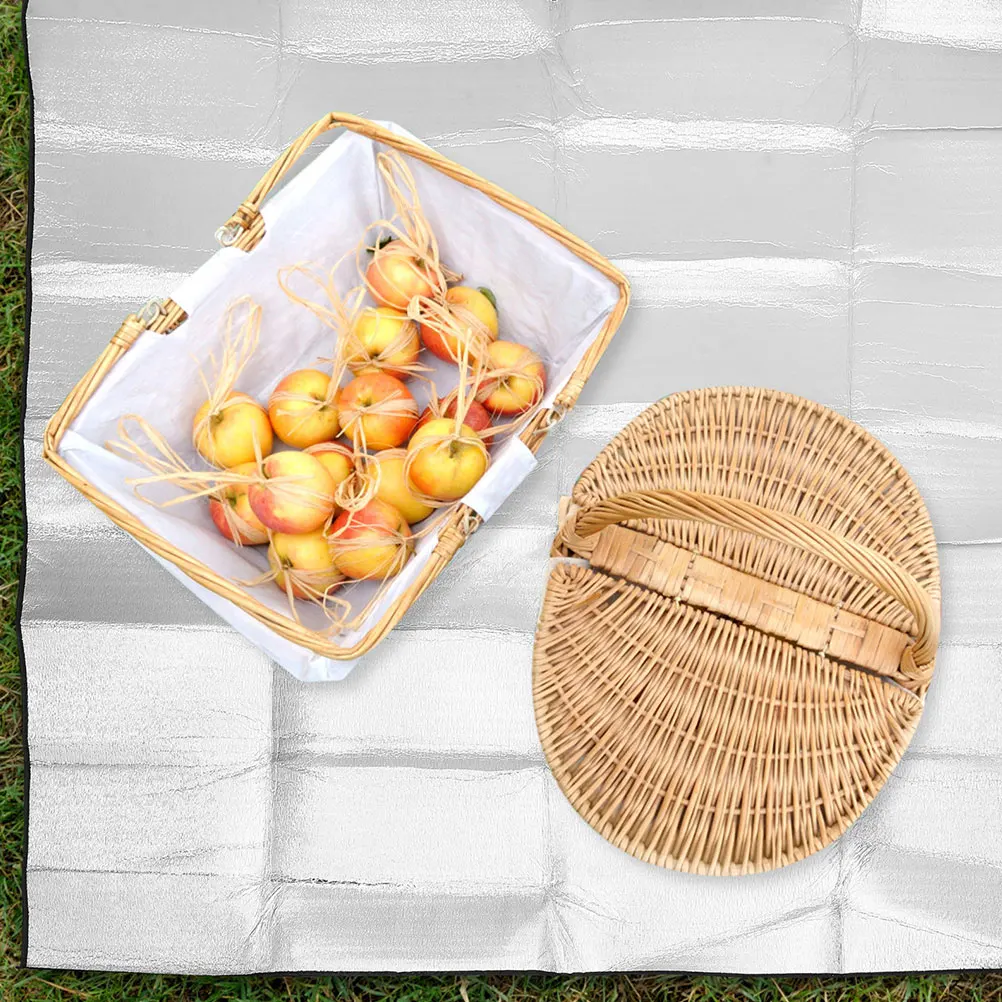 

Moisture-proof Picnic Large Blanket Camping Beach Mat Thickened Insulating Foil Multipurpose Pad Foldable Portable Picnic