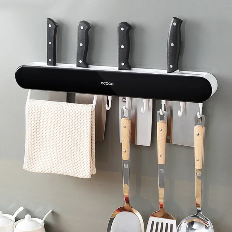 Kitchen Multifunctional Wall-Mounted Kitchen Knife Storage Container Cutlery Organizer Kitchen Knives Holder Utensils Organizer