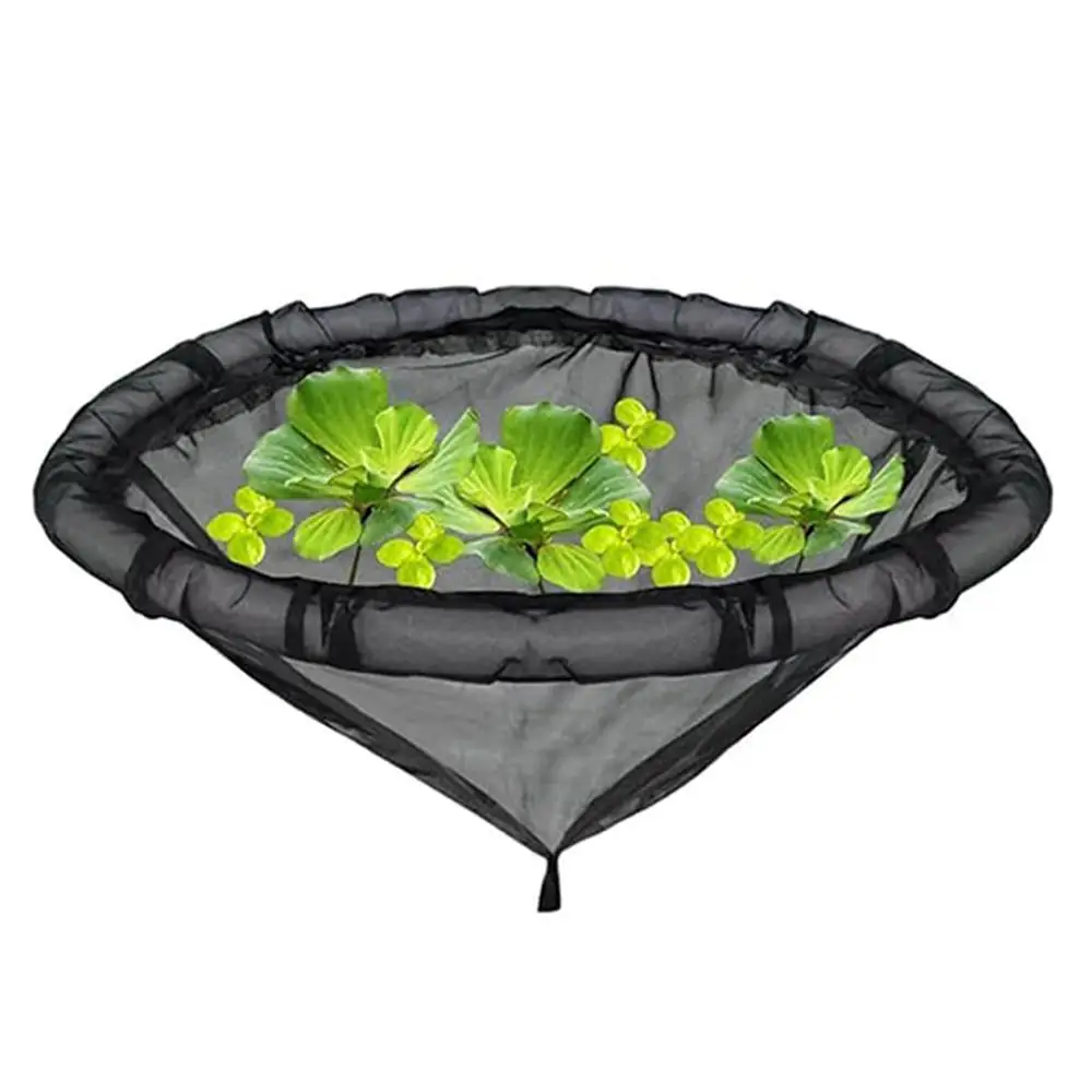 Floating Flora Fish Barrier Floating Island Plant Protector Round Fish Barrier Pond Protection Net Floating Plant Corral Pond