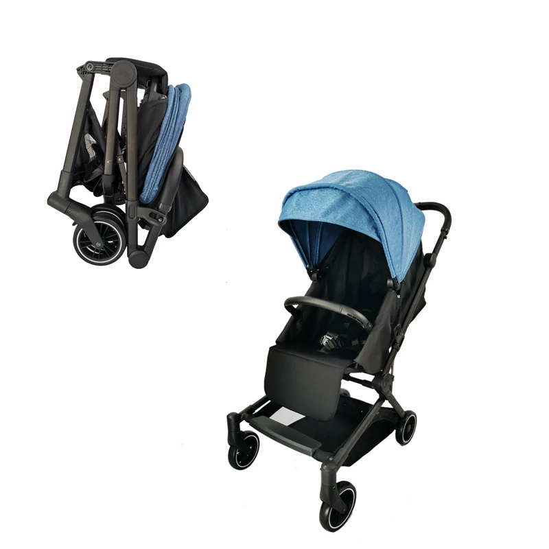 High Quality New Baby Pushchair Lightweight Aluminum Alloy Frame Q7 Foldable  Pram Buggy Travel Stroller