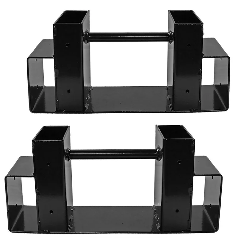 ABNL Firewood Log Rack Bracket Kit - Adjustable To Any Length - Closed-End Design - 2 Pieces Of Brackets Easy To Use