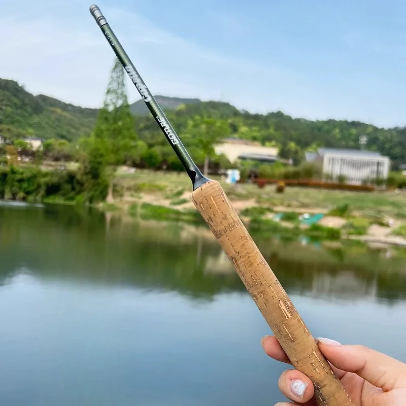

Карбоновая короткая удочка, сверхлегкая, сверхтвердая, портативная удочка, уличный инструмент, компактное хранилище, прямая ручка