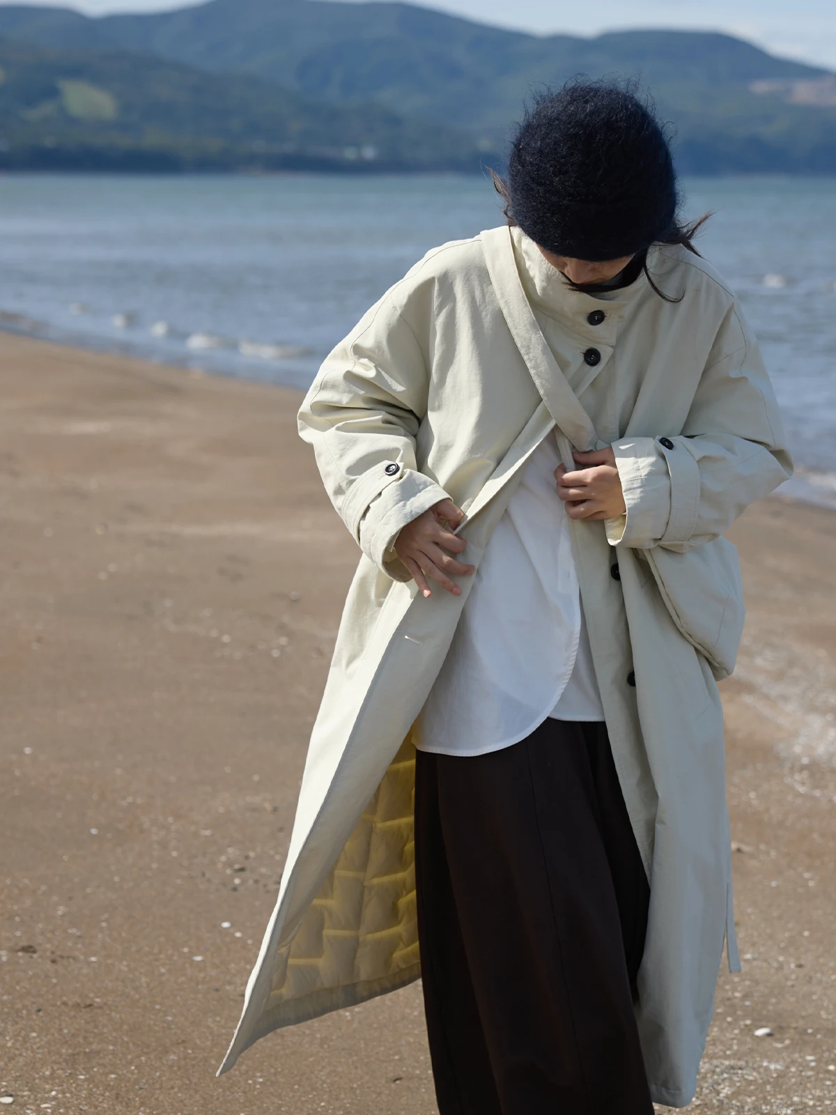 

Теплое удлиненное пуховое пальто оверсайз, повседневное, модное, от китайского бренда, женская зимняя верхняя одежда 2602