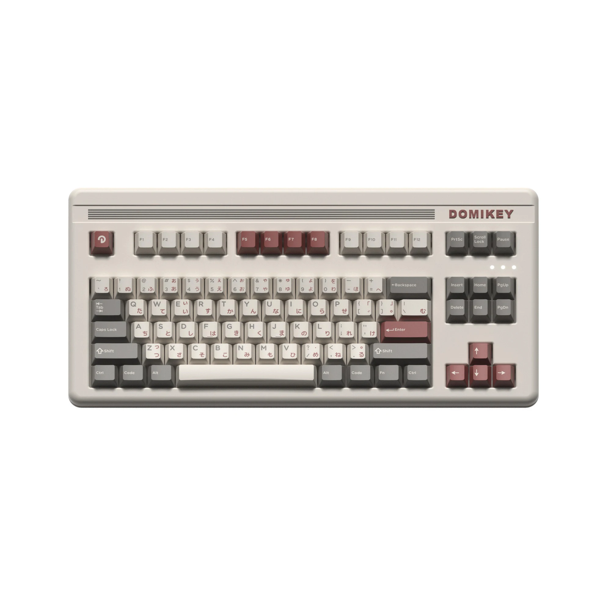 Imagem -06 - Domikey-astronaut Cherry Perfil Abs Doubleshot Keycap Suporta 60 64 68 84 87 104 Teclas Teclado Stem mx Branco no Preto