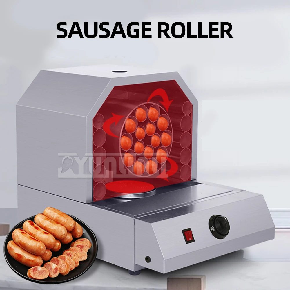 

Fully Automatic Gas Rotary Sausages Machine Commercial Hot Dog Roasting Machine Multifunctional