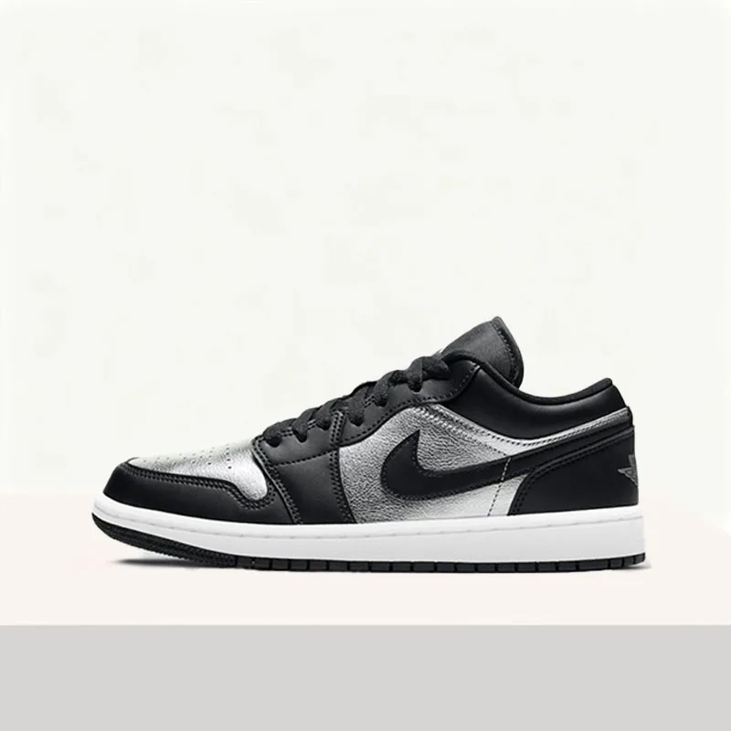 Nike Air Jordan 1, низкие унисекс, повседневные низкие баскетбольные кроссовки в стиле ретро, нескользящие, прочные, легкие DA5551001