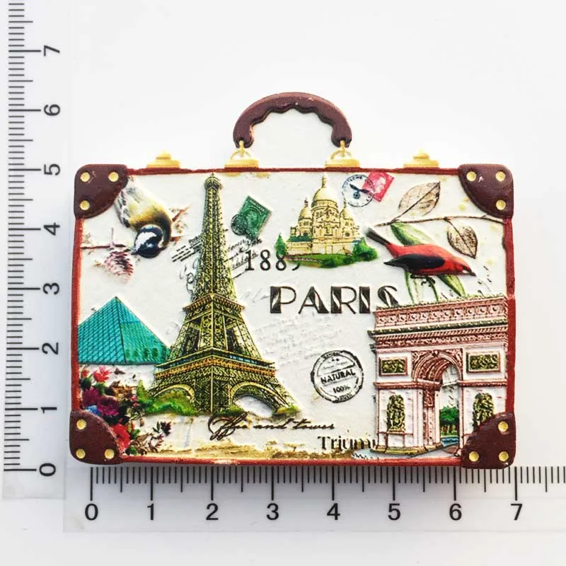 Paris Frankreich Tourist Souvenir Kühlschrankmagnete Eiffelturm Französische magnetische Aufkleber Annecy Dekoration auf dem Kühlschrank Reisegeschenke – Detail 32