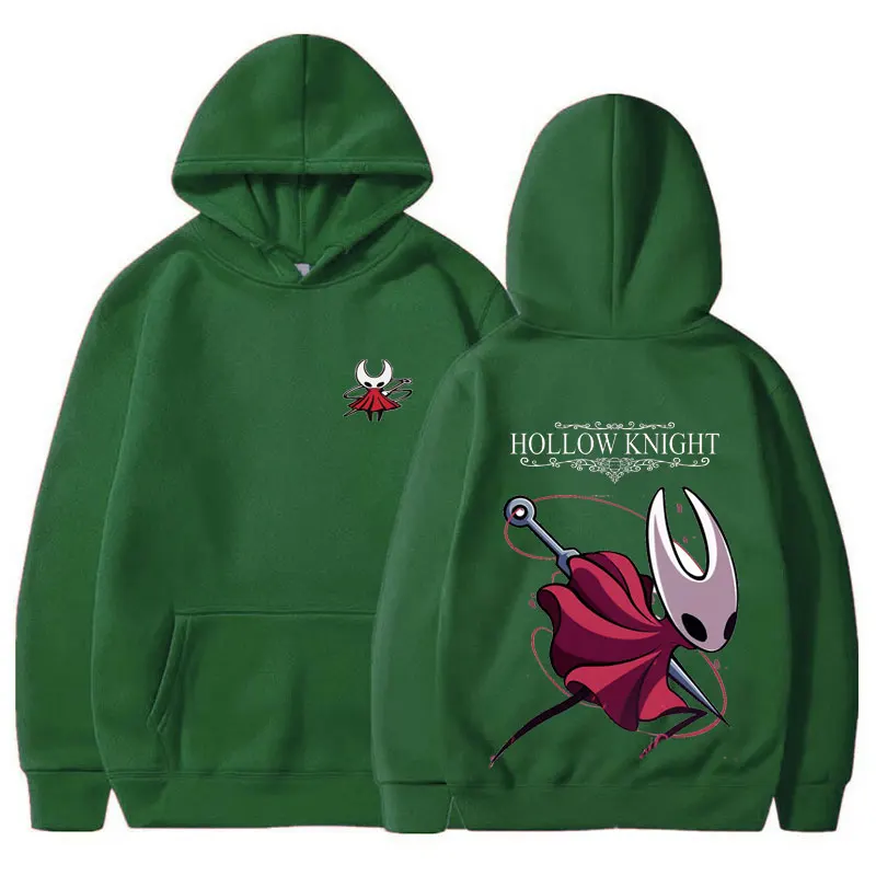 Bluza polarowa inspirowana Hollow Knight, przytulna odzież dla graczy, idealny prezent dla graczy, unikalna, stylowa i wygodna odzież z motywem gier wideo.