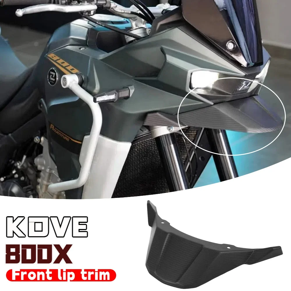 

Легкий передний обтекатель для мотоцикла KOVE 800X, углеродное волокно, птичий клюв, переднее крыло, крышка, модификация, аксессуары