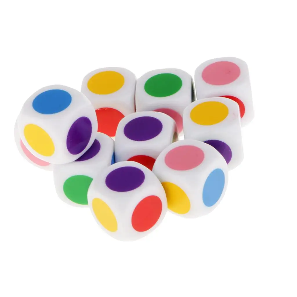Rock Paper Scissors/Spot/Digital Dices Six Side Dice for Board Game Fun Prop