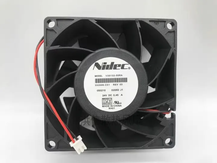 Original Nidec V35132-16F V35132-55RA DC24V 0.45A inverter axial fan