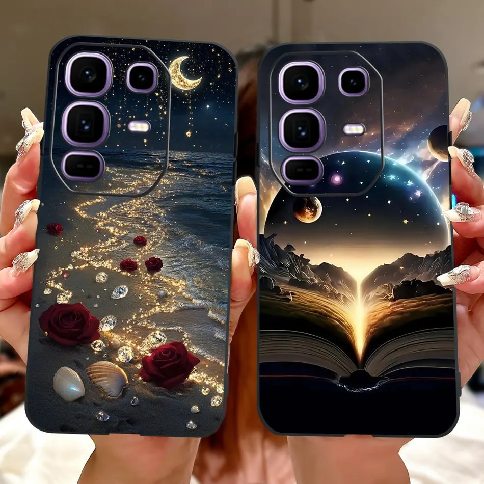 حافظة لهاتف انفينيكس نوت 50 برو + نوت 50 برو 4G حافظة هاتف مطلية على شكل نمر التنين الرائع لهاتف انفينيكس نوت 50 برو بلس حافظة من السيليكون الناعم من البولي يوريثان #4