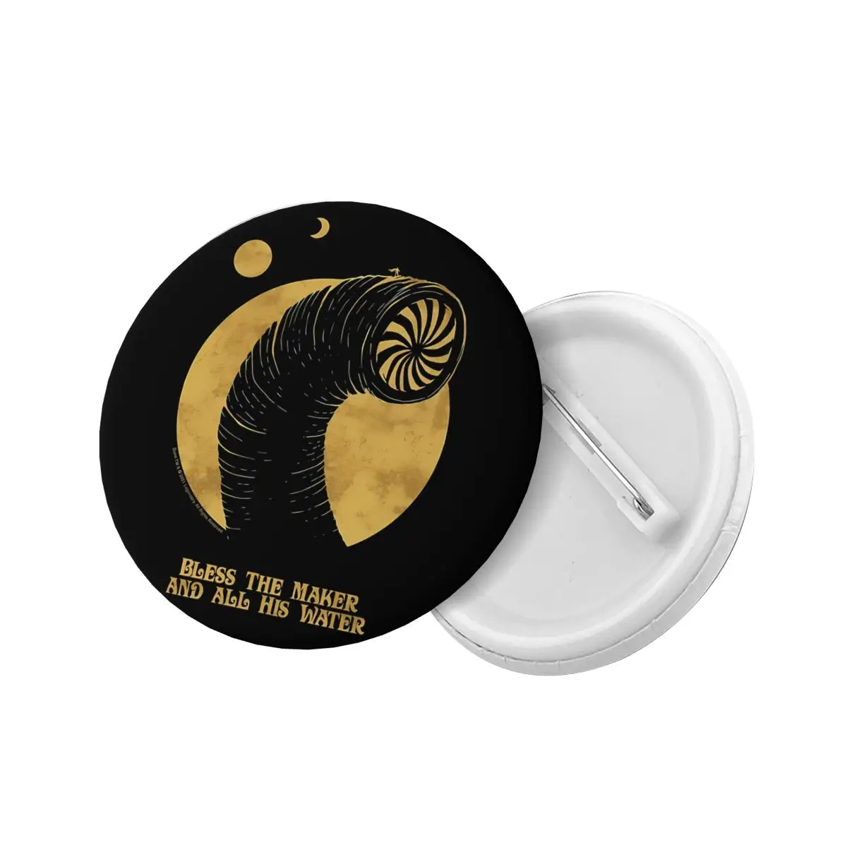 Bless The Maker Movie Dune Soft Button Pin Customizable Brooch Friends Decorative Pin