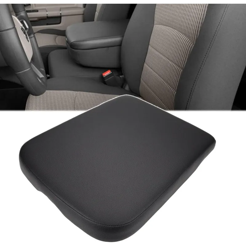 

Armrest Lid Center Console Cover Compatible with Dodge Ram 1500 2500 3500 2002-2012 Black Color Replaces WP051DVAA 1QA10BD3AA