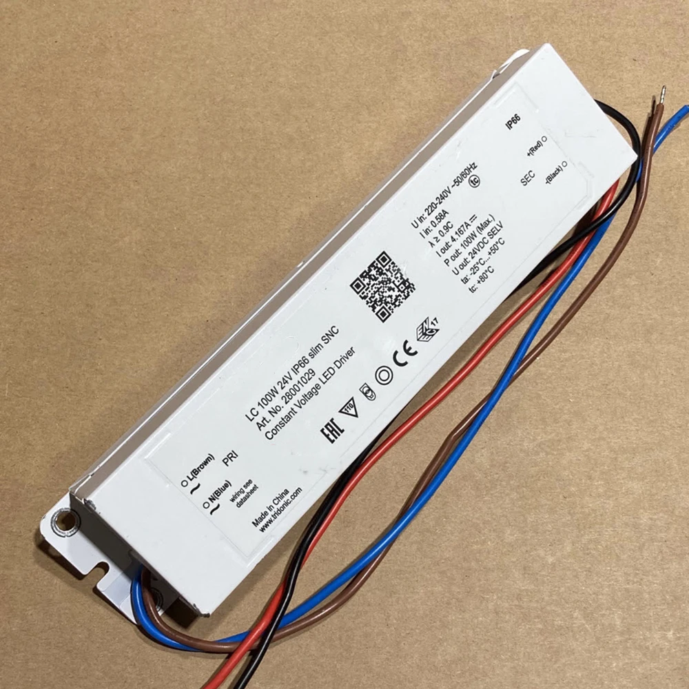 

LC 100W 24V IP66 slim SNC Art.No.28001029 Constant Voltage LED Driver LED Control Devices