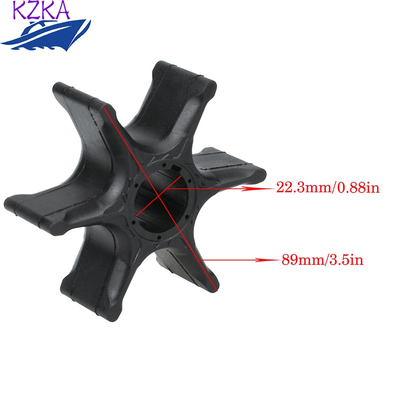 6E5-44352 Water Pump Impeller For YAMAHA Outboard Motor 115HP 150HP 200HP 225HP 6E5-44352-01 500371 6E5-44352-01-00 2/4 Stroke