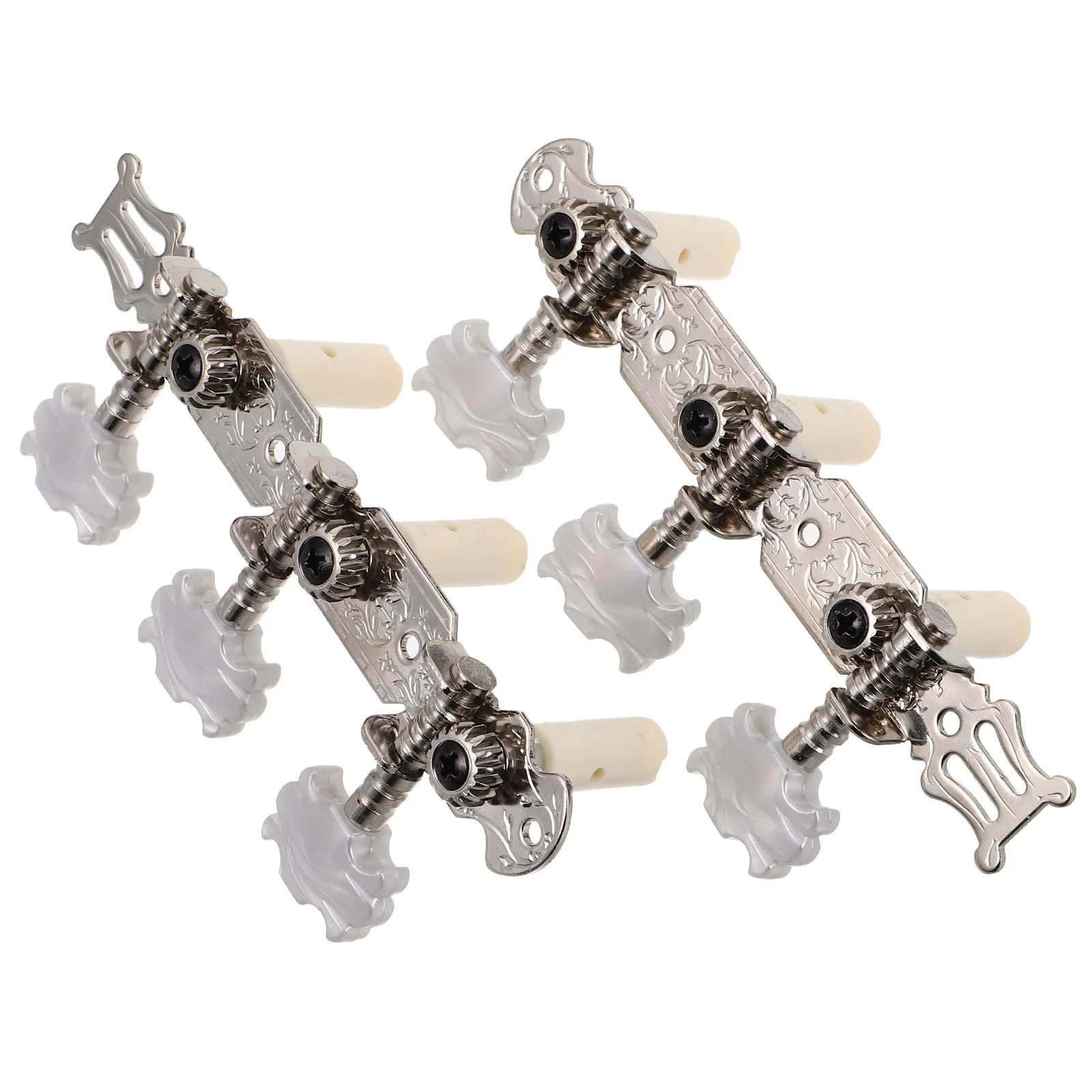 

1 Set Guitar Locking Tuners 18:1 Ratio Black Acoustic Classical Folk Electric Guitar Tuning Pegs Replacement Machine Heads For