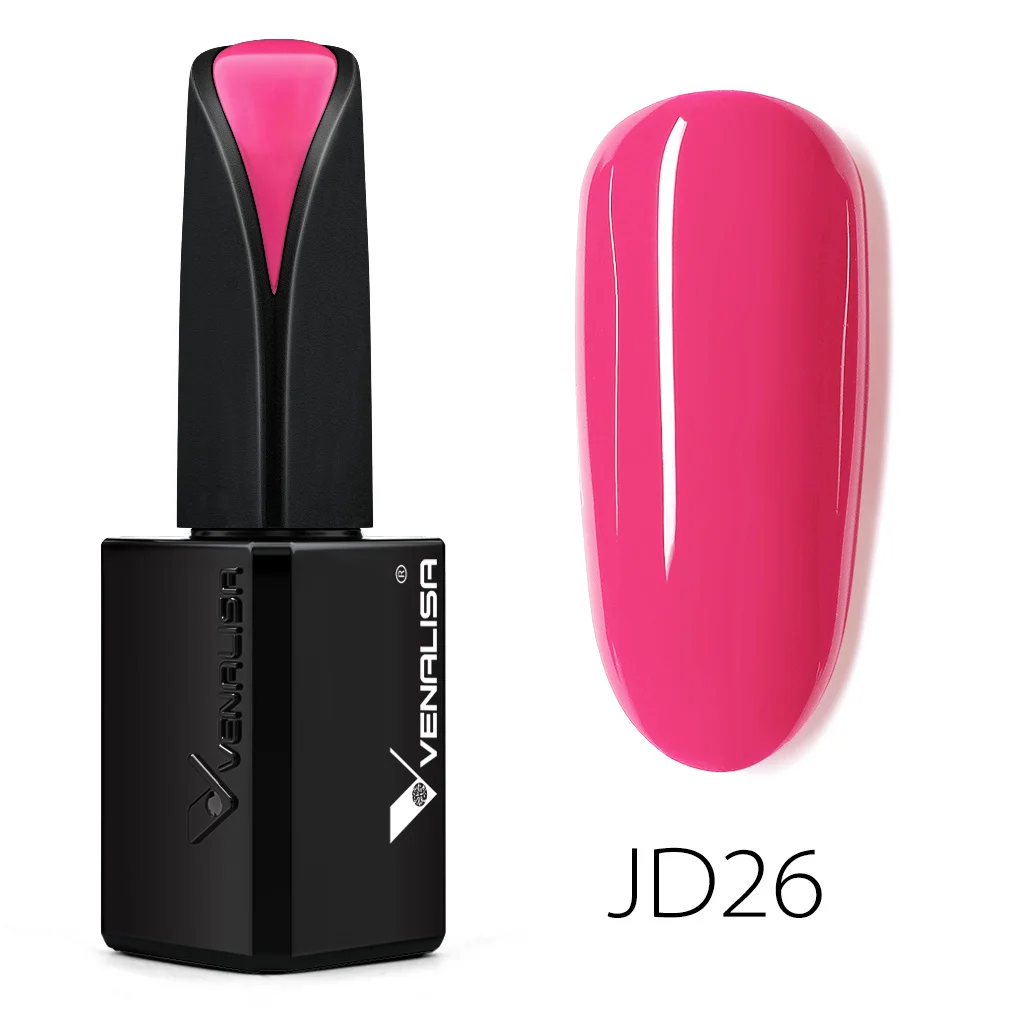 VENALISA Smalto gel CANNI Rifornimento della fabbrica per unghie Smalto pastello semipermanente Diamante Top Coat Soak Off Vernice gel UV LED 15ml