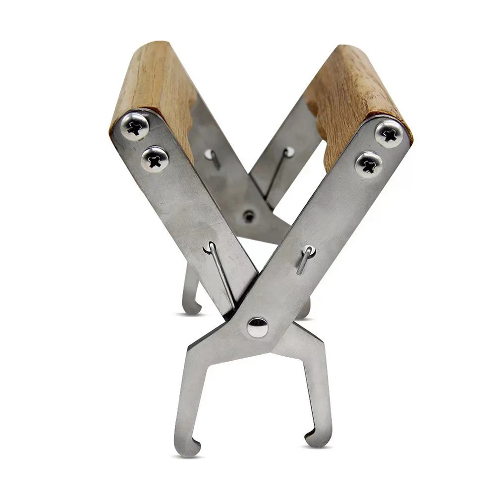 Stainless Steel Tool Designed as Frame Gripper for Nest Hive Frame Clamp to Aid in Frame Inspection and Removal