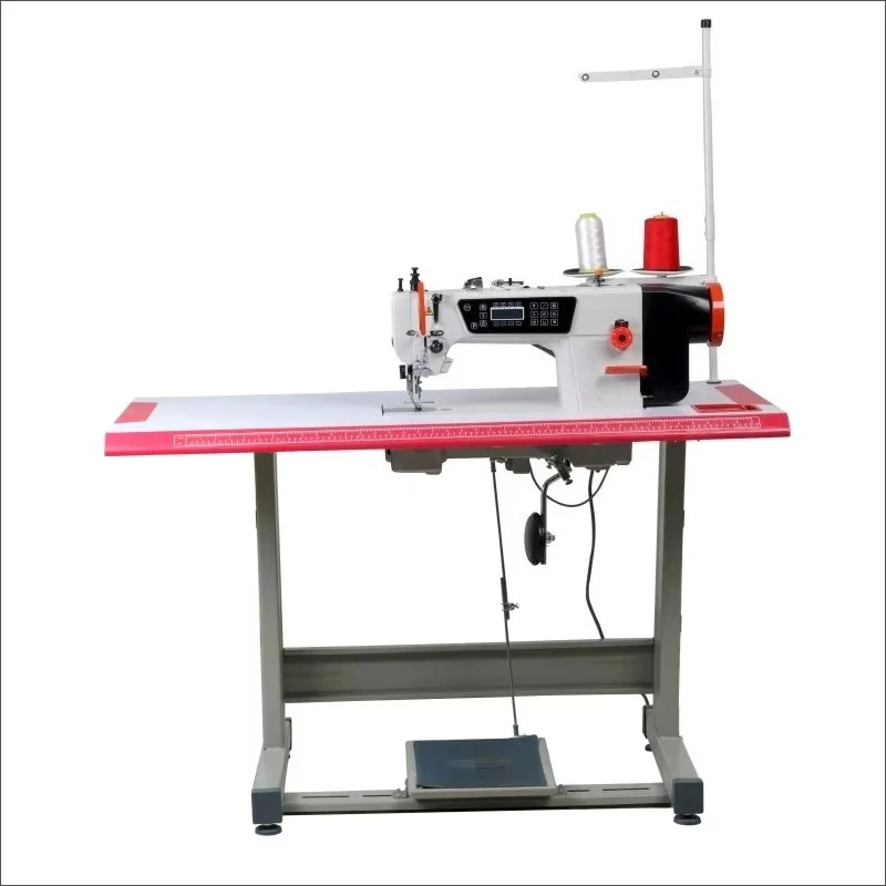 Direct Drive Walking Foot Single Needle Double Compound Feed Computer Leather Heavy Duty Lockstitch Sewing Machine