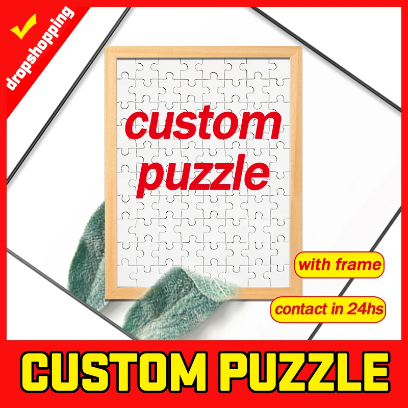 Puzzle Photo Personnalisé – Bois – 300/500/1000 Pièces – Créez Votre Cadeau Unique