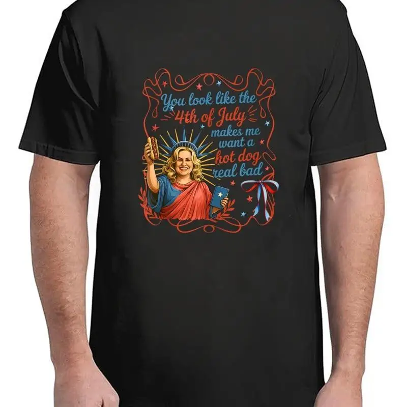 

4Th Of July Makes Me Want A Hot Dog Real Bad Classic Adult S 4Xl T shirt