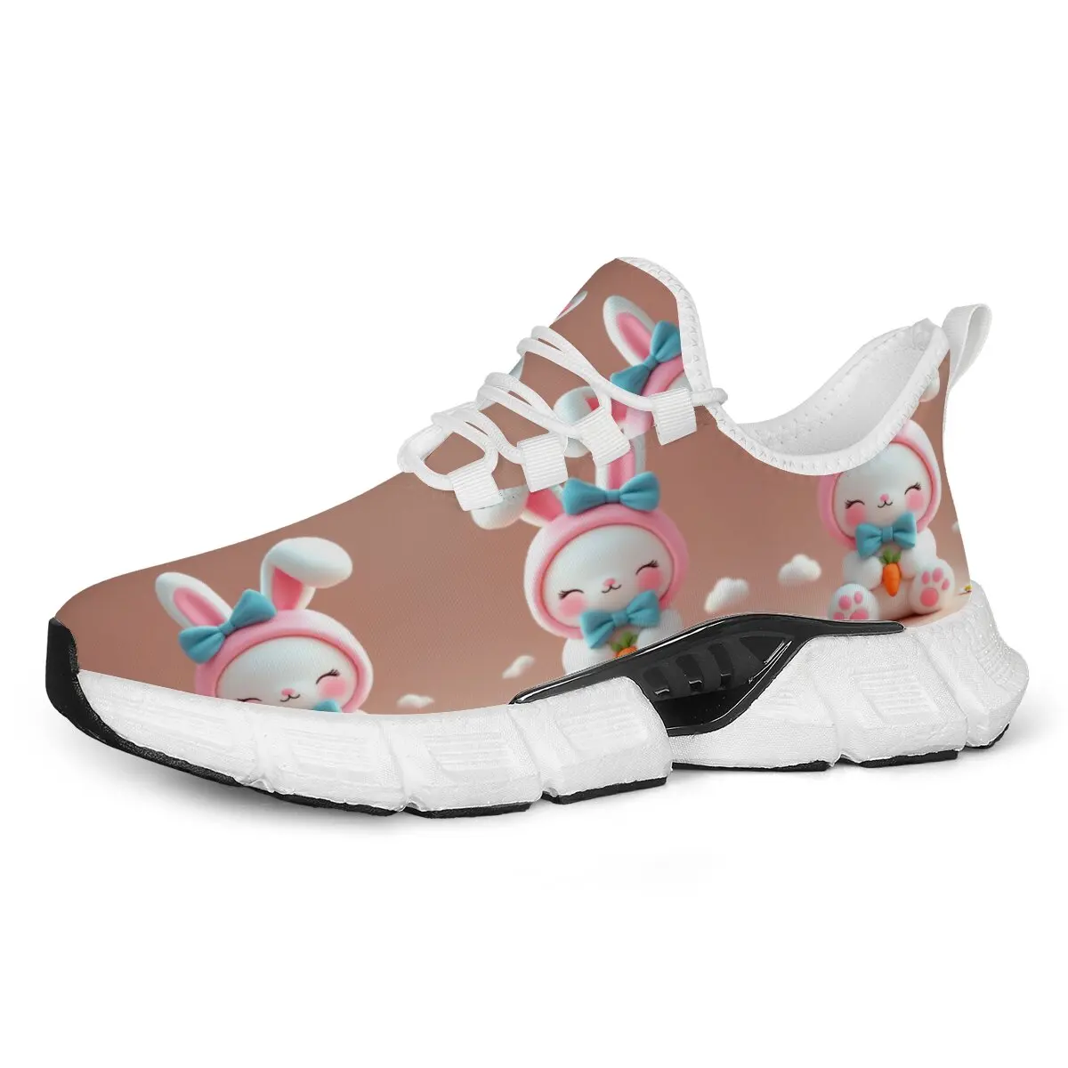 

2025 New Couple Sneakers Lightweight Men's Running Shoes Flexible Women Walking Shoes Anti-slip Lace-up Tennis Big Size Flats
