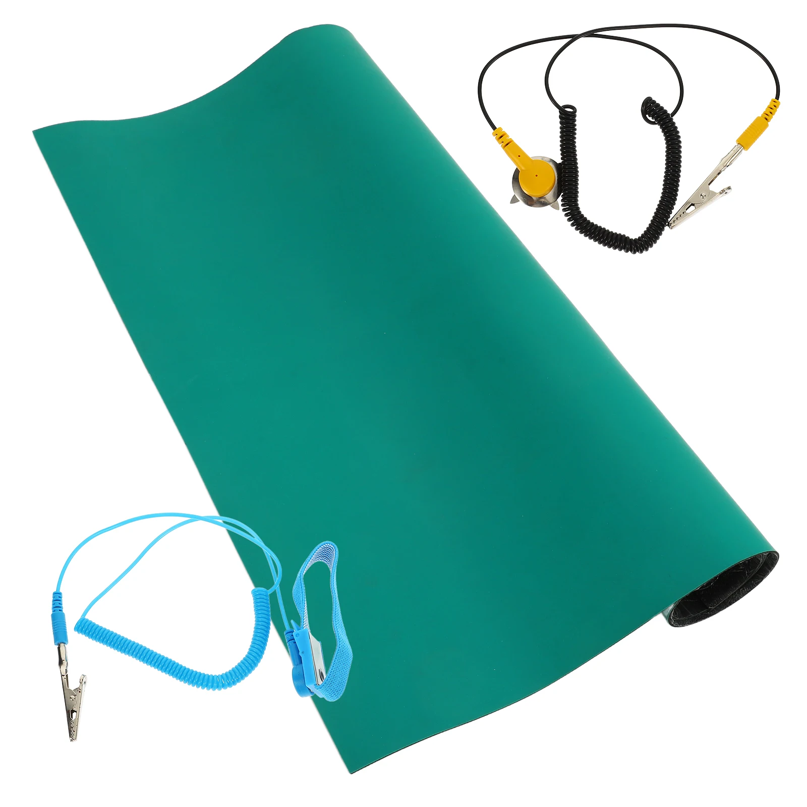 

Anti Static Table Mat 03m x 04m x 2mm Bench Heat Resistant Mats Electronics Repair Soldering Pad Computer Lab Shelf