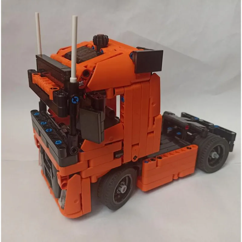 

MOC-105340 Classic New 4x2 Cab Truck Building Block Model, 602 Parts, Boys' Children's Birthday and Christmas Toy Gift