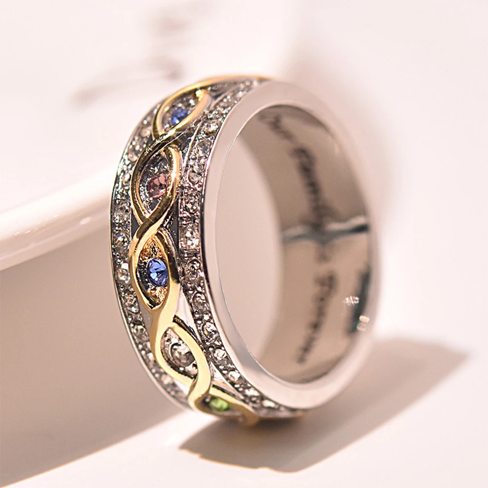 

Two- Ladies Gifts Colorful Metal Decorative Woman Rhinestone Gem