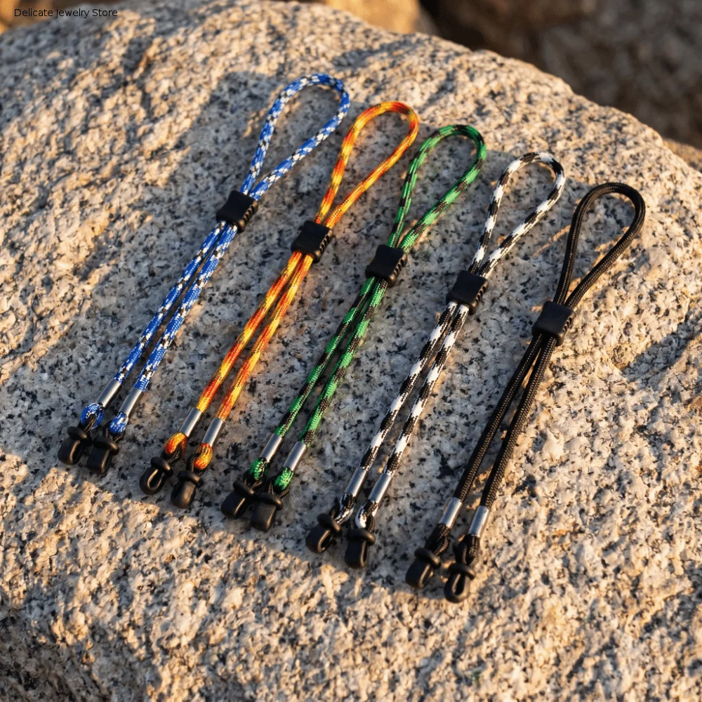 Cotton Neck Strap Adjustable Glasses Strap Non-Slip Multi-Color Neck Strap Anti-Lost Durable Glasses Rope Mountaineering