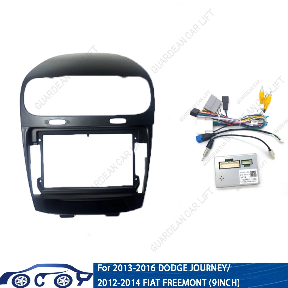 

For 2013-2016 DODGE JOURNEY/ 2012-2014 FIAT FREEMONT (9INCH) Car Radio Fascias Android Stereo Player 2 Din Head Unit Panel Dash