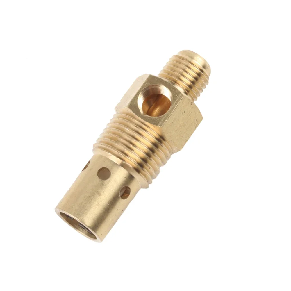 Compressor Check Valve Air Compressor Valve Gold Color Overpressure Protection Automatic Shut Down Compact Size