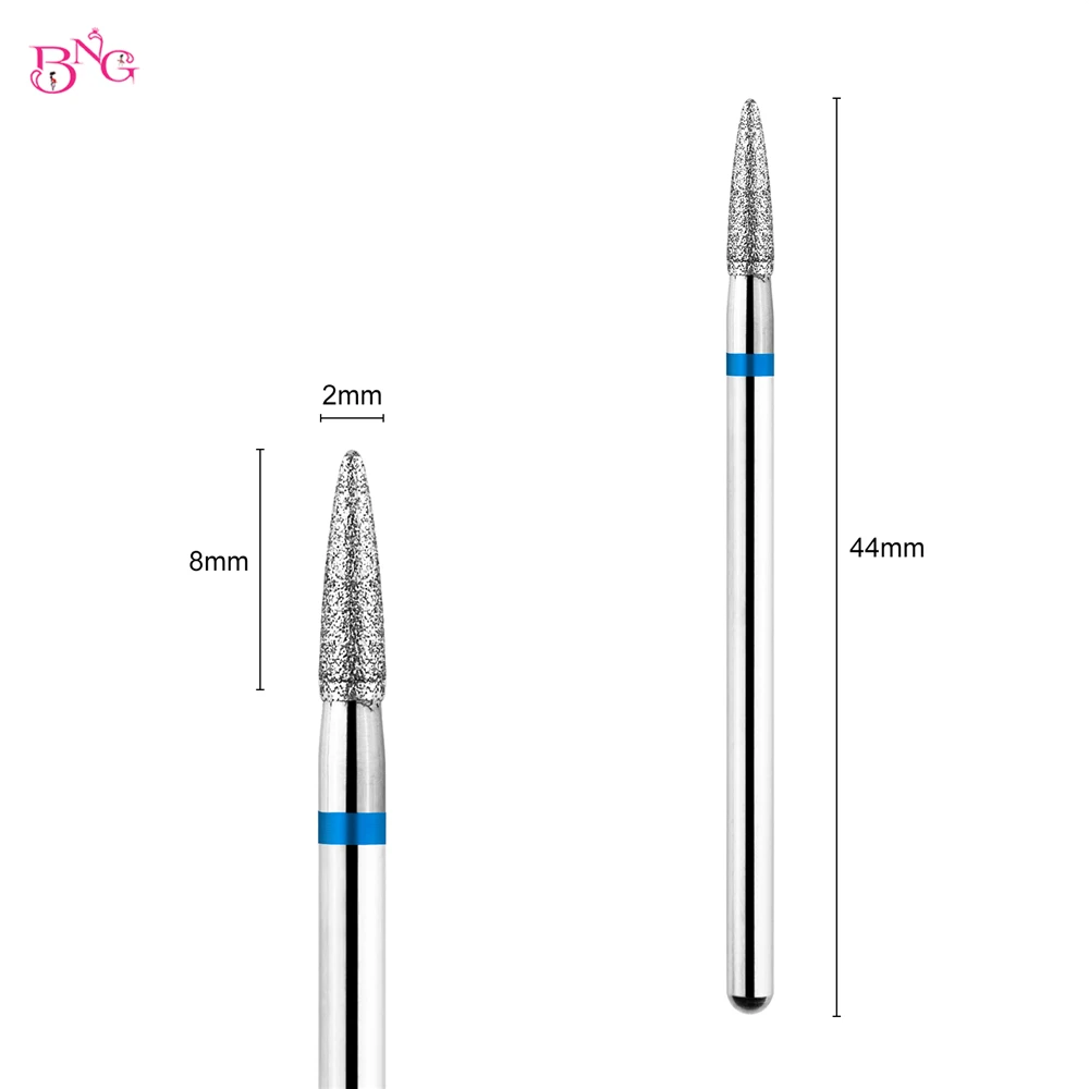 BNG 다이아몬드 네일 드릴 큐티클 클린 비트 밀링 커터, 매니큐어 전기 커터 비트 액세서리, 각질 제거