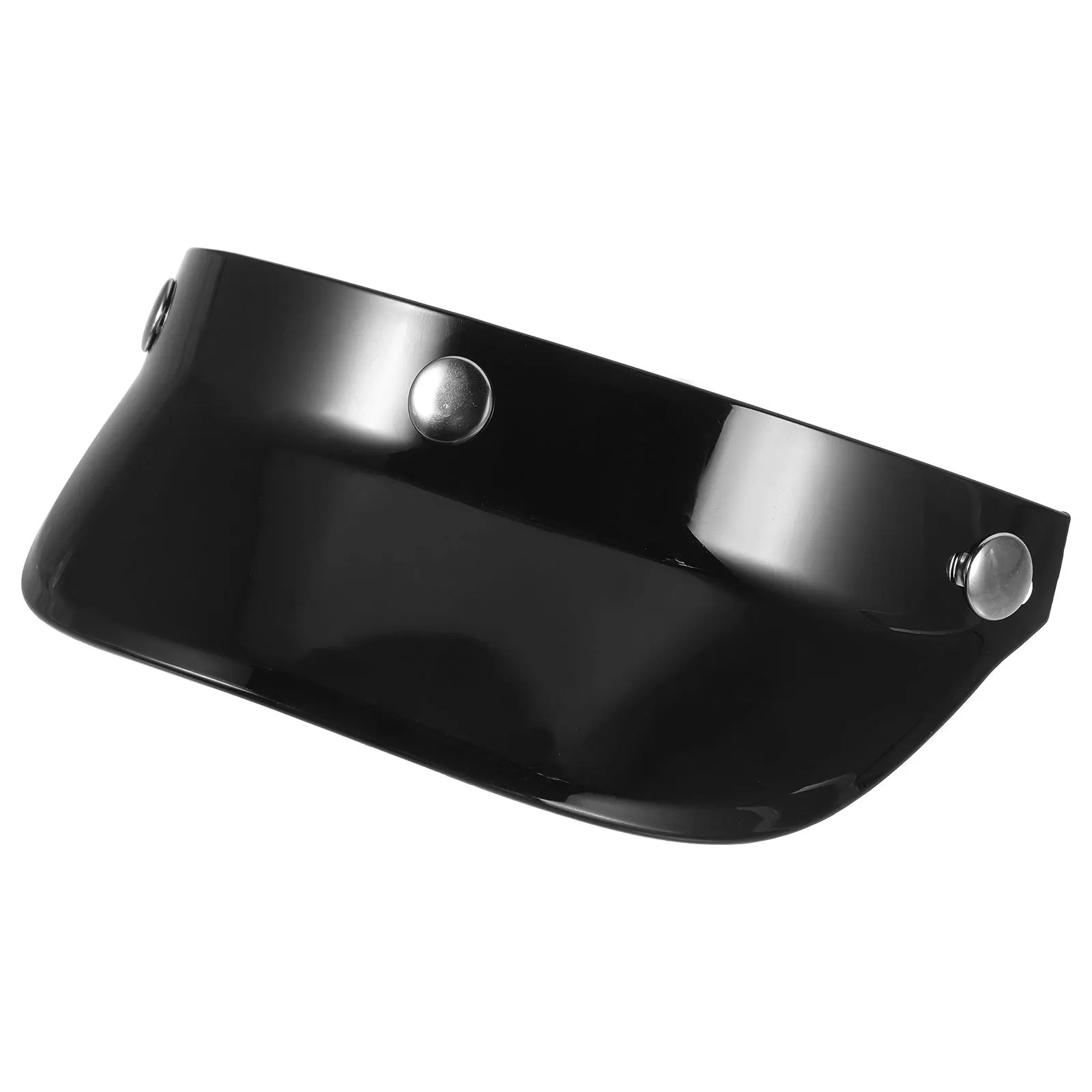 

Motorcycle Visor High Strength Durable Material Adjustable Buckle for Open Face Half Outdoor Sun Protection