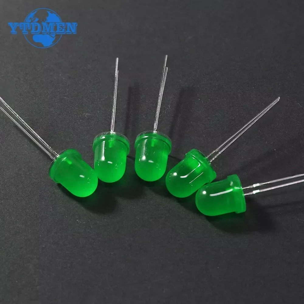 20/50pcs 8MM LED Diode F8 Light Emitting Diodes Red Green Blue Yellow White Electronic DIY Kit