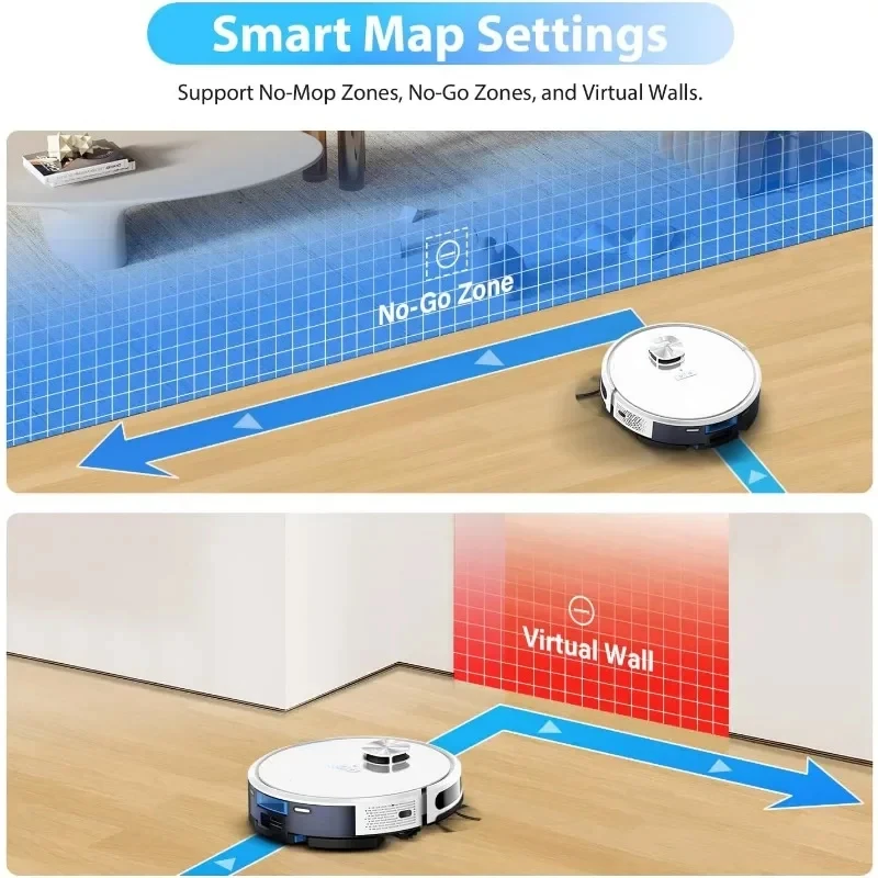 Roboter Staubsauger Roboter Staubsauger, Smart Mapping, elektrische Kehrmaschine