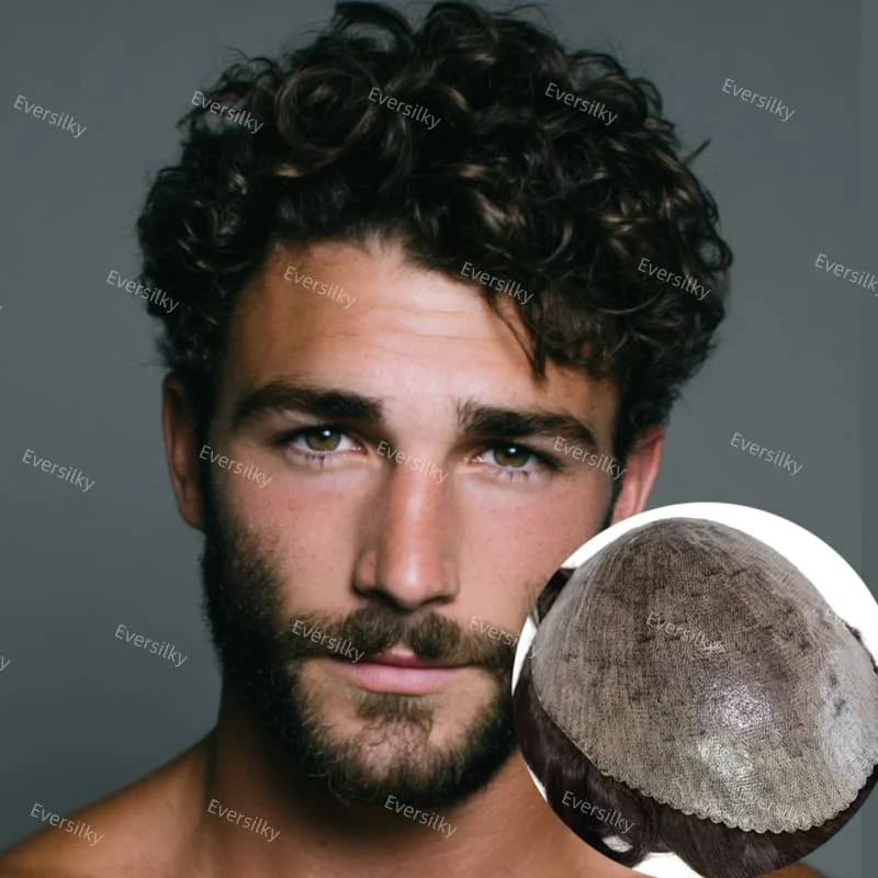 

0,1-0,12 мм, полная тонкая кожа, микрокожа, 20 мм, вьющиеся афроамериканские мужские парики, капиллярный протез, 100% парики из натуральных волос